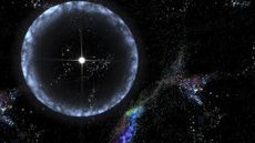 A star releases a giant gamma-ray flare.