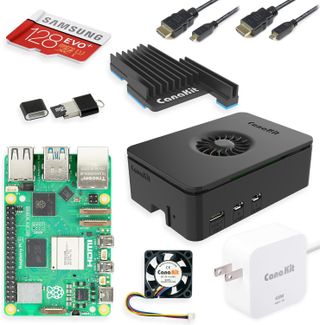 Canakit Raspberry Pi 5 Starter Kit Pro - Turbine Black (128gb Edition) (8gb Ram)