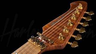 Harley Benton guitar headstock