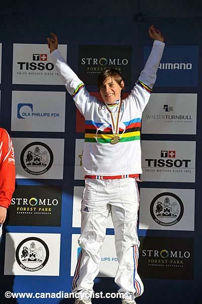 Frenchwoman Emmeline Ragot, World Champion