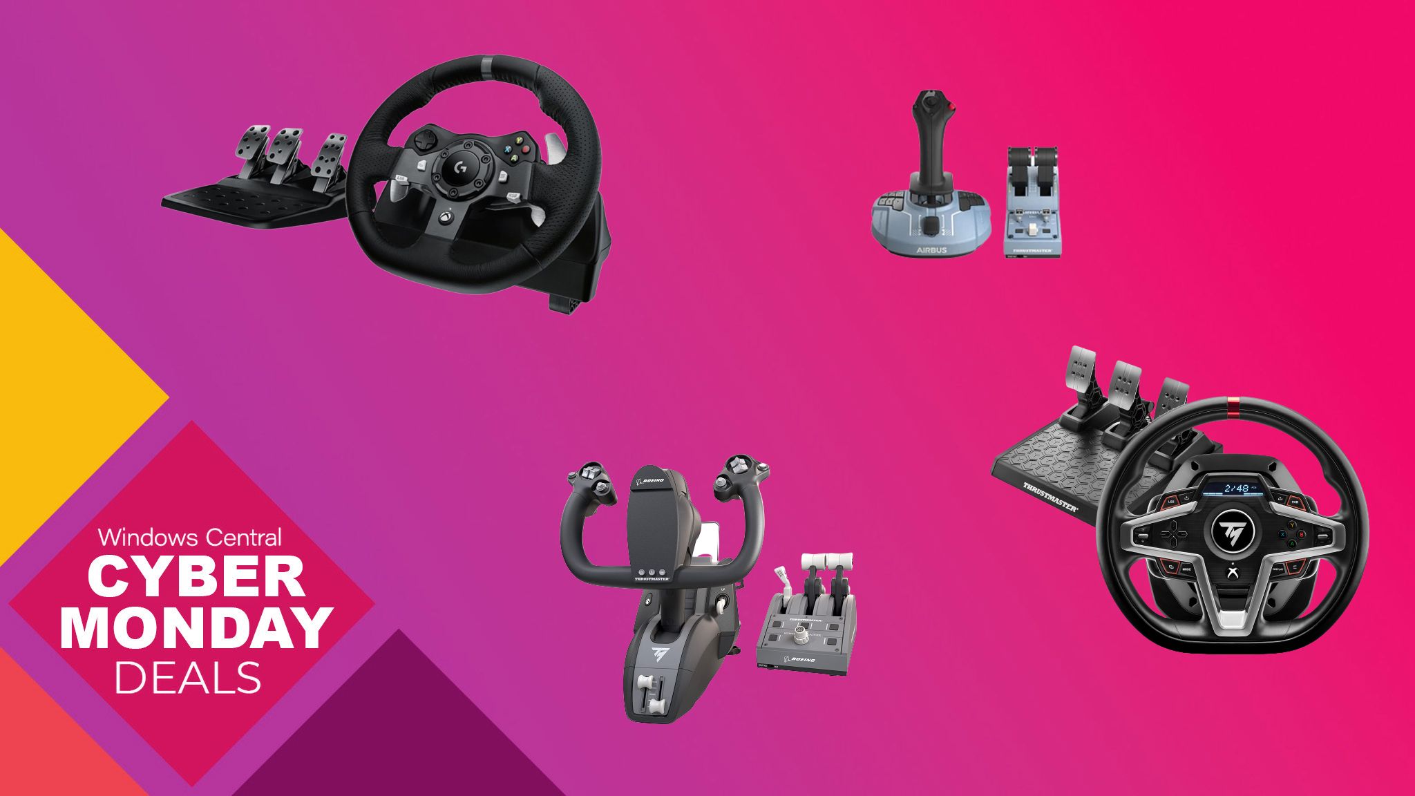 Best Cyber Monday 2022 racing wheel and flight sim yoke deals for Xbox ...