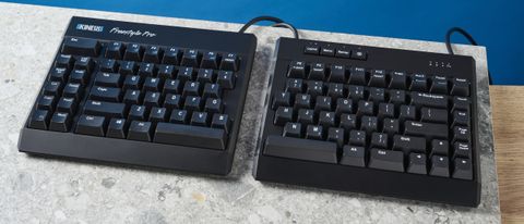 A Kinesis Freestyle Pro split keyboard