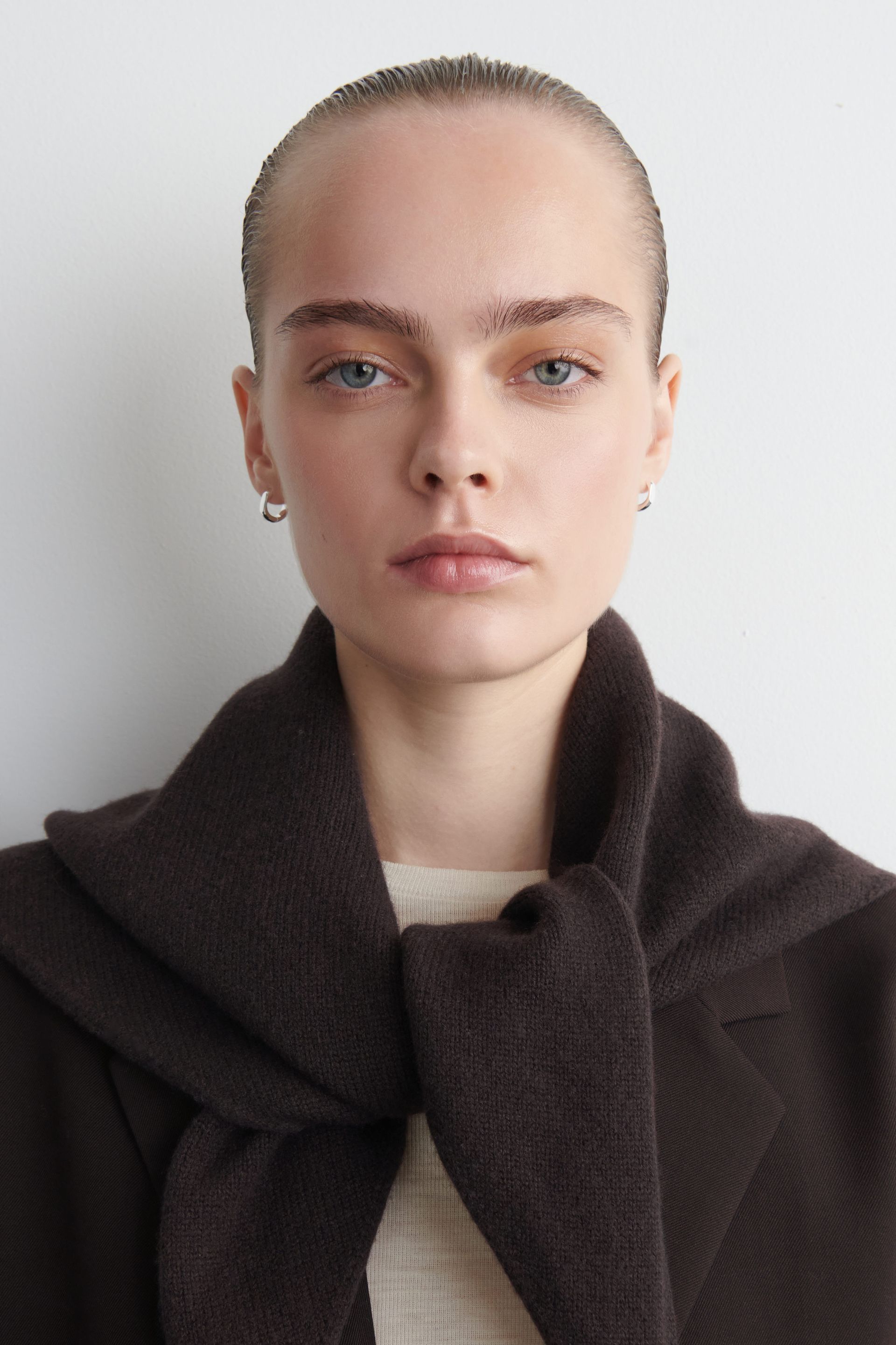 Oversized Wool Triangle Scarf