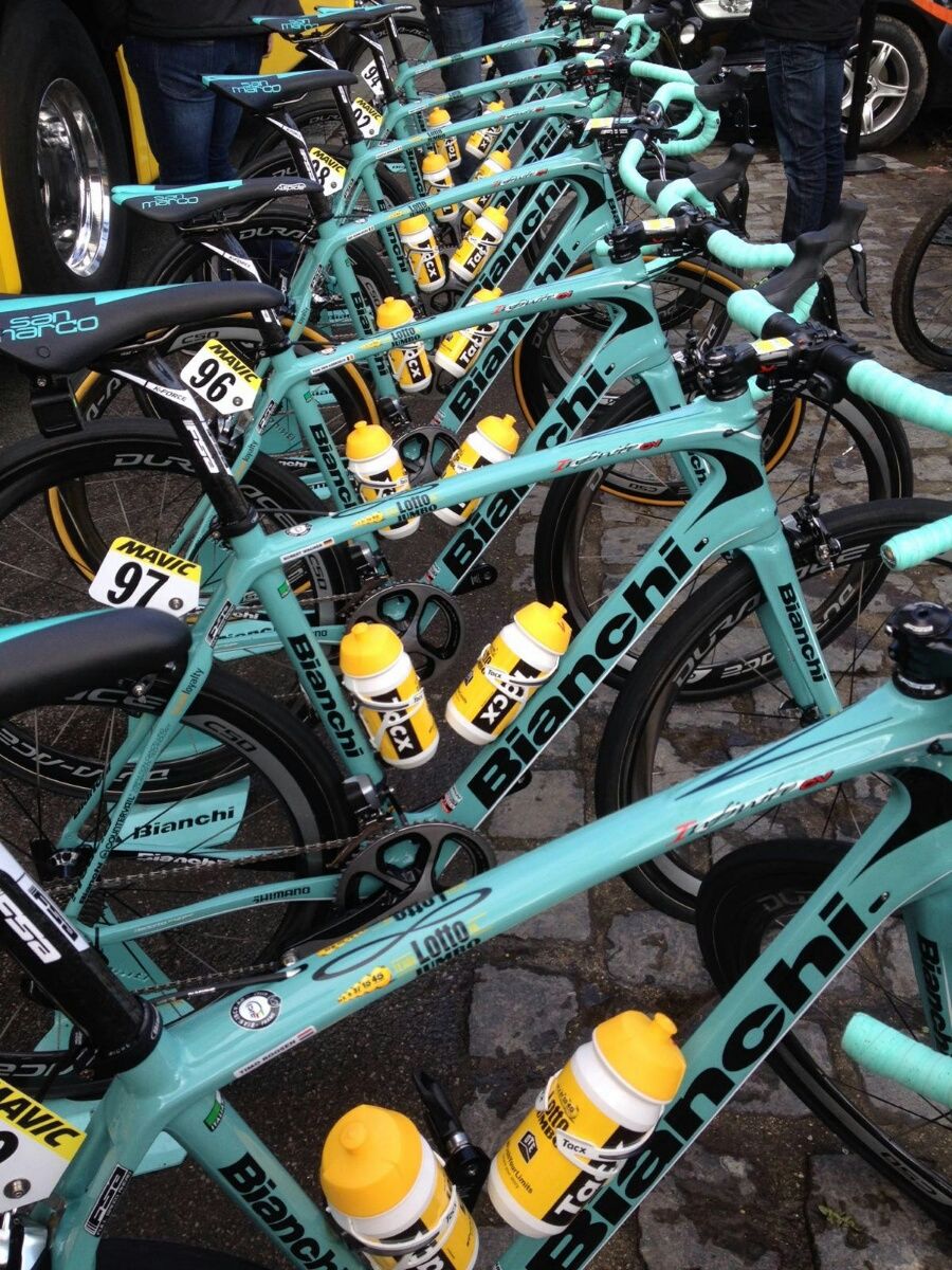 LottoNL-Jumbo's Bianchi bikes