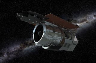 An artist's depiction of NASA's Wide Field Infrared Survey Telescope. The space telescope one of several missions again on the budget chopping block for Trump administration's FY2021 budget proposal.