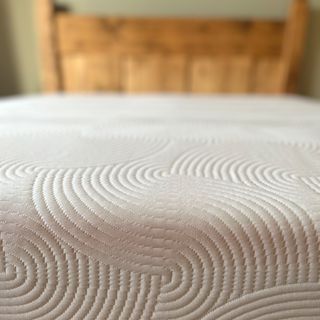 A swirling pattern on a mattress