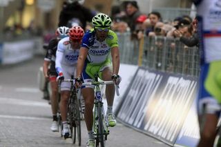 Vincenzo Nibali (Liguigas-Cannondale) finished third in Chieti.