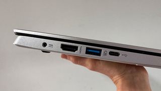 Acer Swift 1 side view with ports