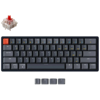 Keychron K12 60% RGB Gateron G Pro Red Hot-Swappable Aluminum Wireless Mechanical Keyboard K12 wireless mechanical keyboard