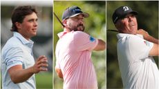 Michael La Sasso, Stephan Jaeger and Matt Kuchar at the 2025 Sanderson Farms Championship