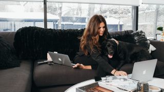 Natasha Koifman with dog