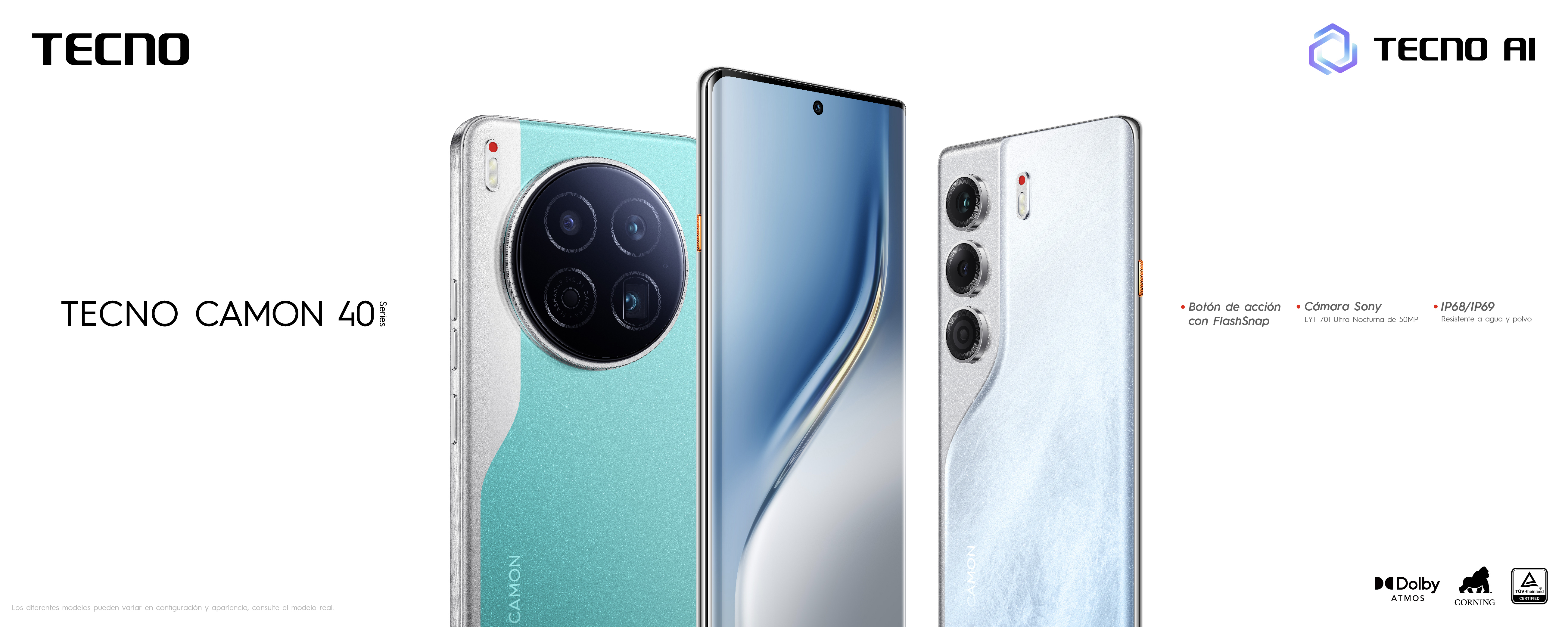 TECNO Serie CAMON 40