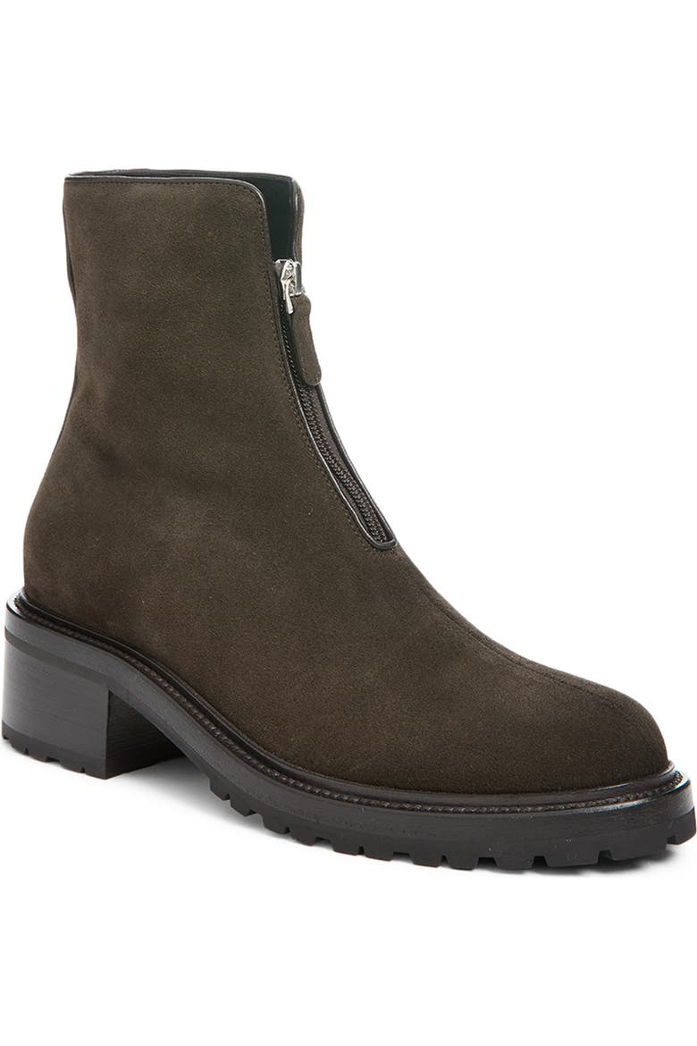 Hike Zip Leather Bootie