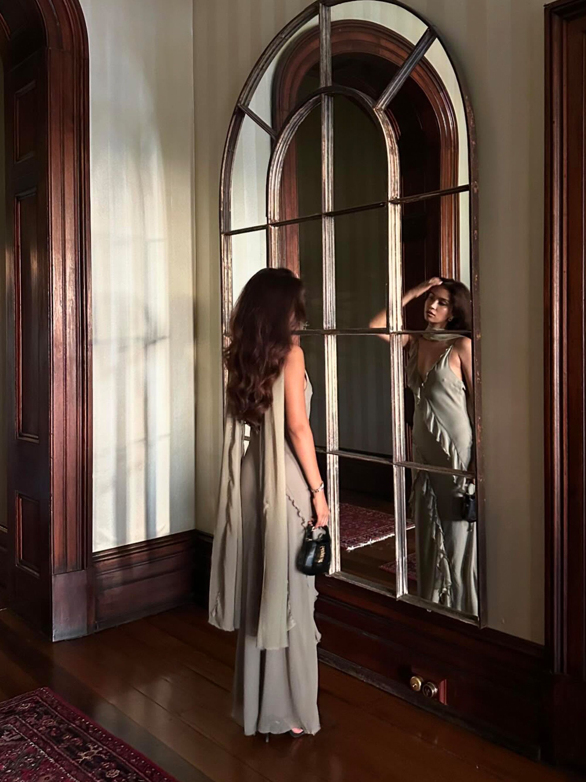 Mishti Rahman with flowing, tousled waves.