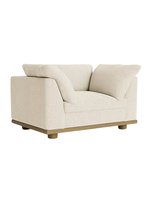 Saguaro Boucle Chair and a Half