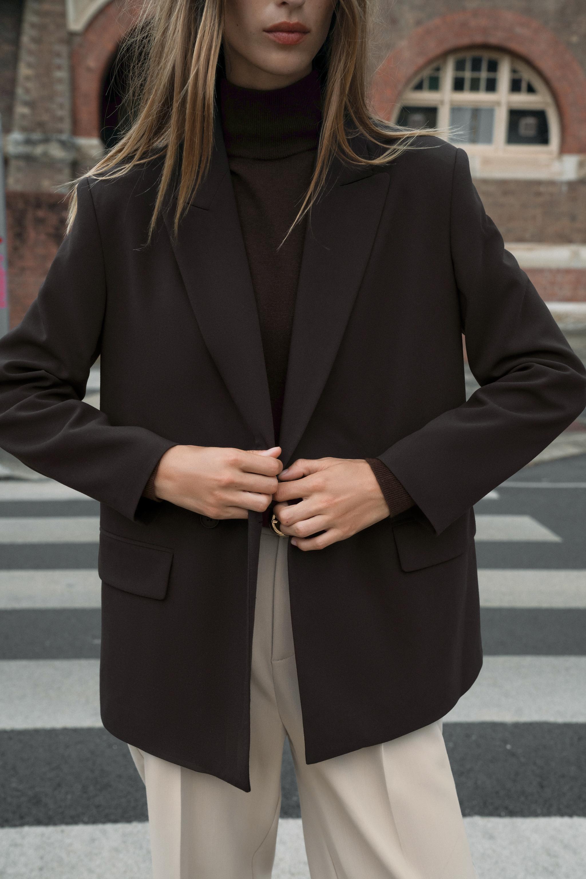 Oversize Double-Breasted Blazer