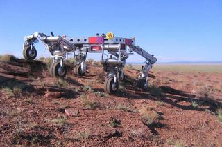 NASA's ATHLETE (All-Terrain Hex-Legged Extra-Terrestrial Explorer) robotic vehicle