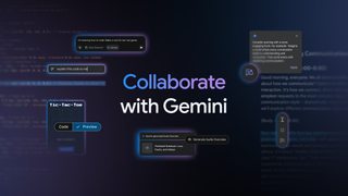 Google Gemini Canvas 'Collaborate with Gemini'