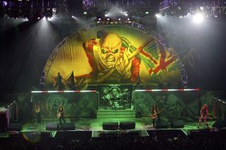 Iron Maiden's Give Me Ed stage set in its full glory