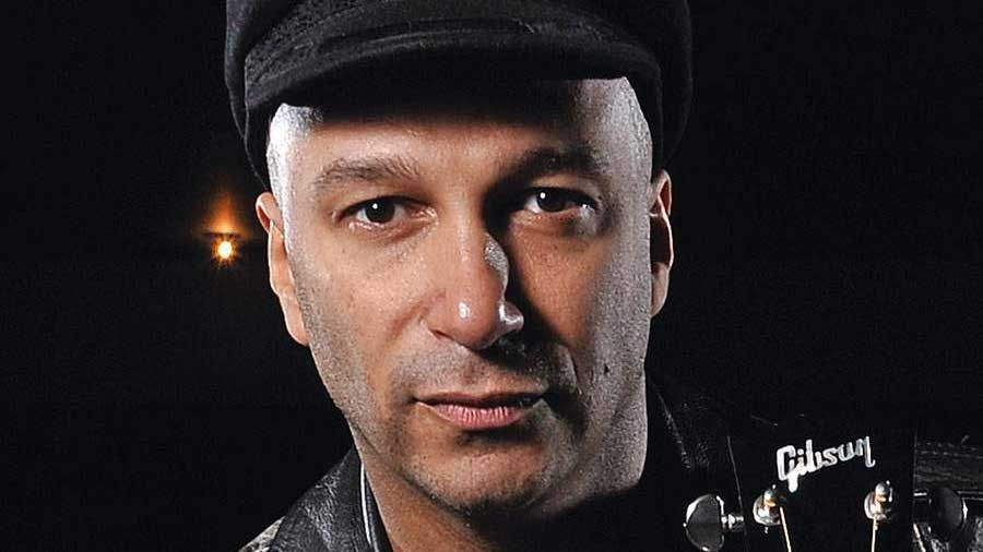 Tom Morello backstage (headshot, 2011)