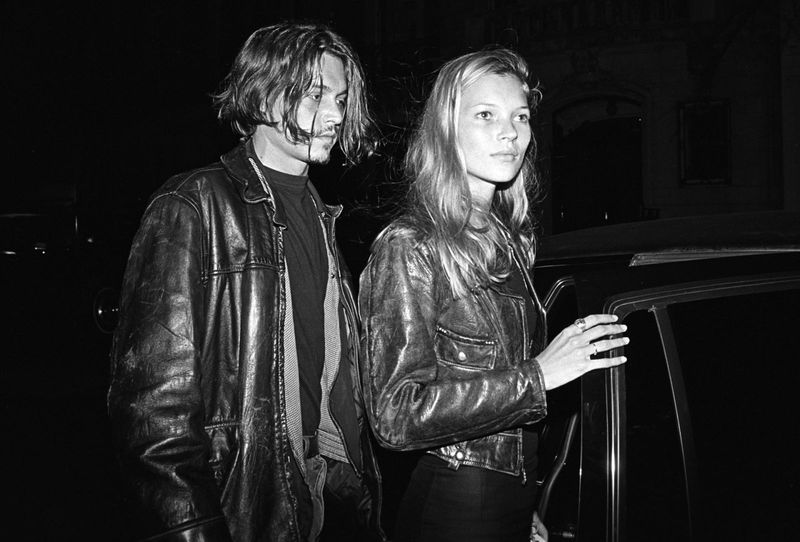 Johnny Depp and Kate Moss