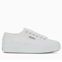 2740 Platform Sneakers in White, $79