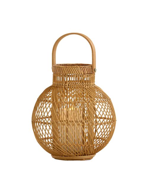 Devonport Small Woven Round Lantern 12"