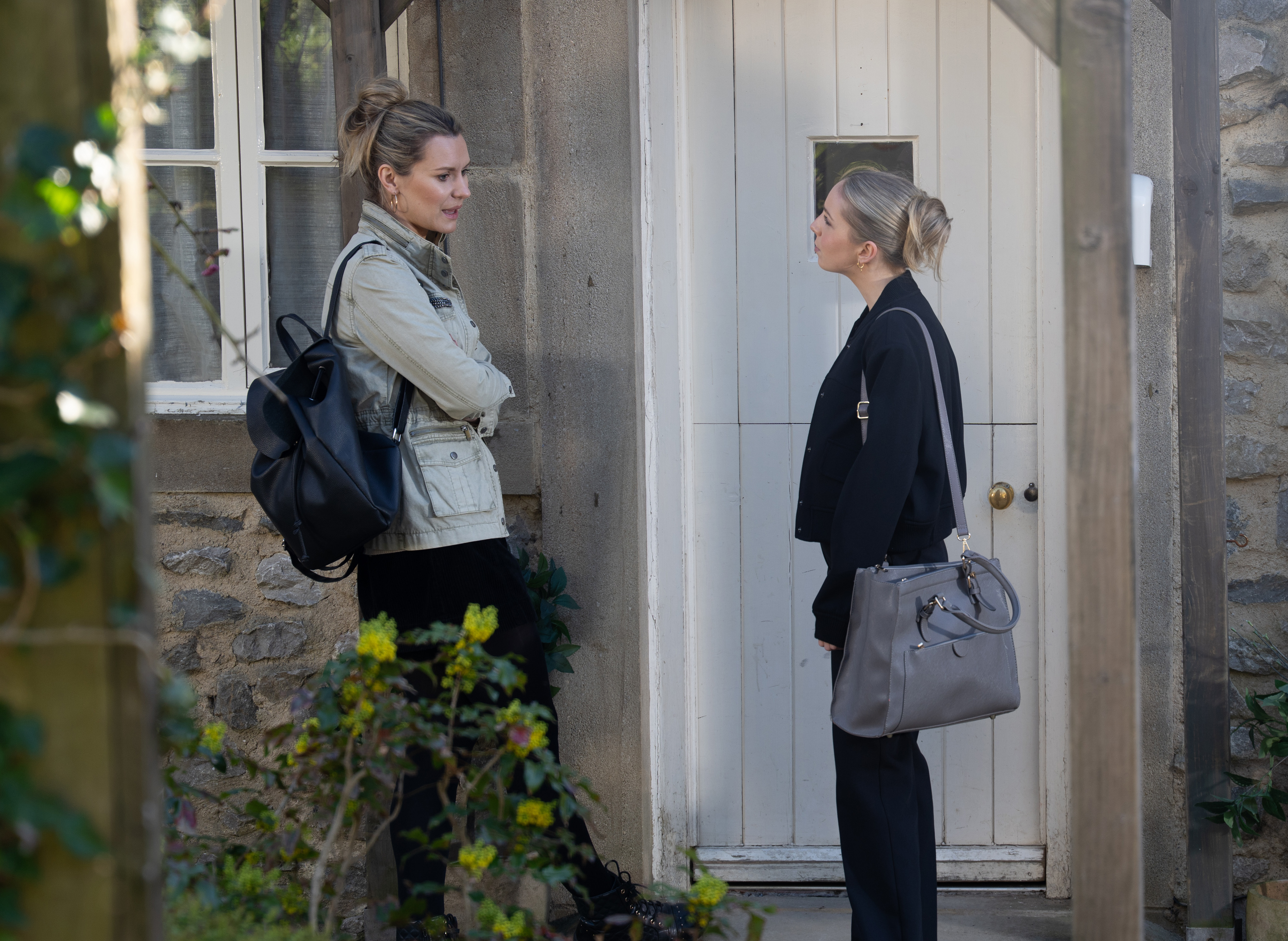 Dawn and Belle talk business