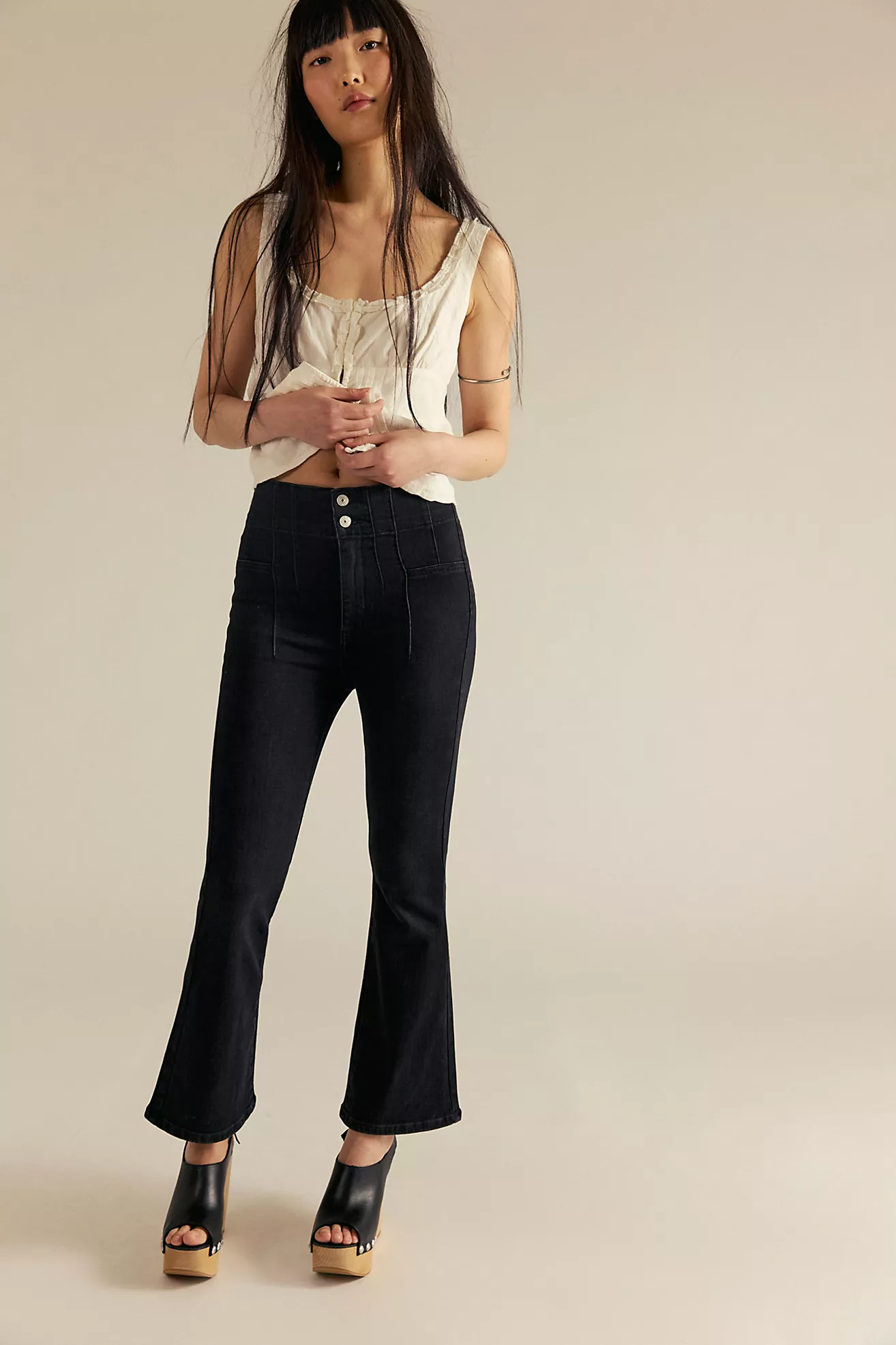 We the Free Jayde Crop Flare Jeans