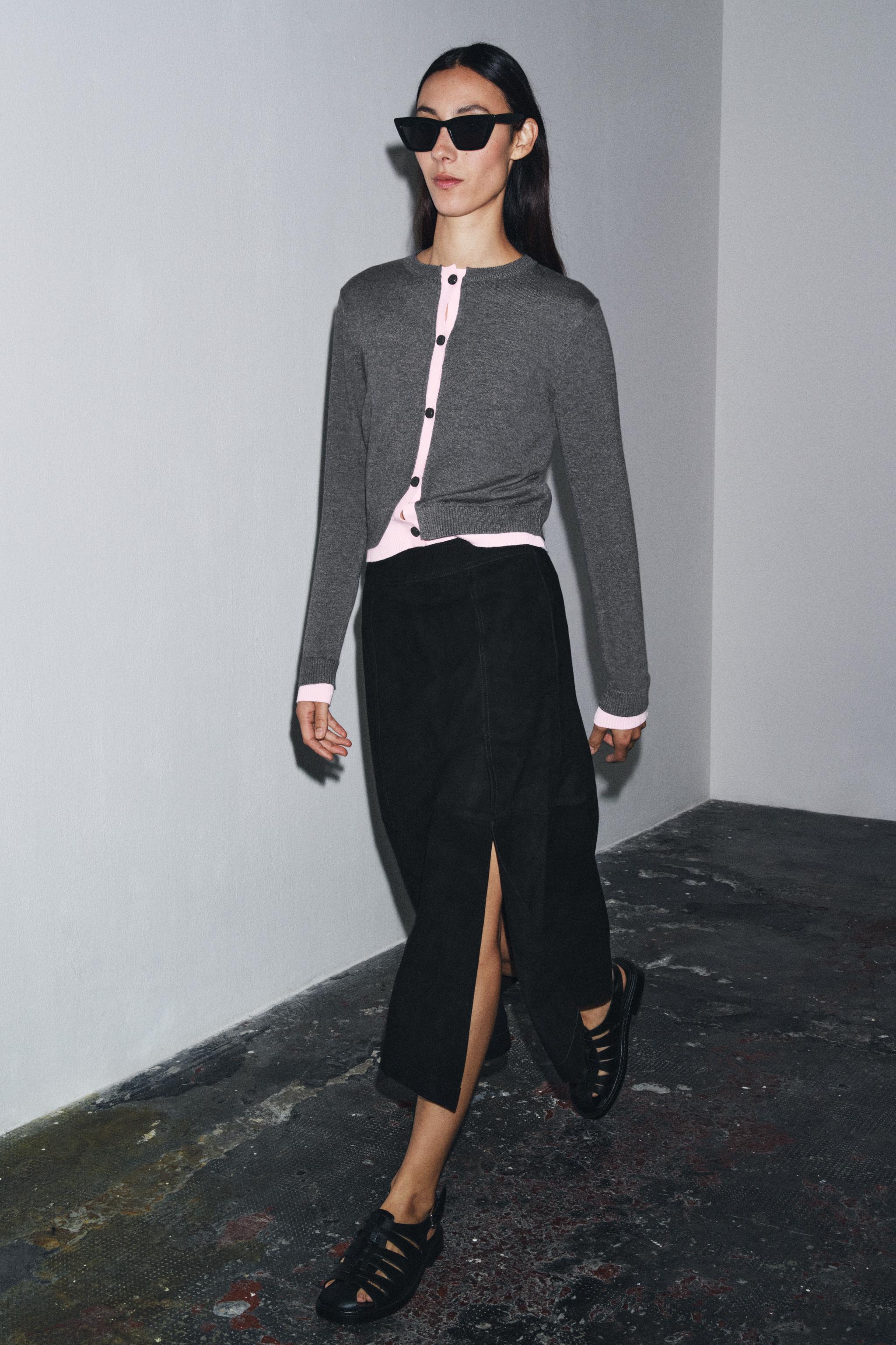 Combination Knit Jacket