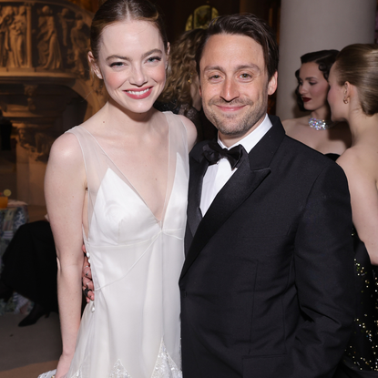 Emma Stone and Kieran Culkin attend The 2022 Met Gala Celebrating "In America: An Anthology of Fashion" at The Metropolitan Museum of Art on May 02, 2022 in New York City.