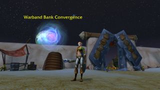 WoW Warbands - the Warband bank portal you can get as a quest reward