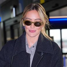 NEW YORK, NY - JANUARY 28: Hilary Duff is seen on January 28, 2026 in New York City.