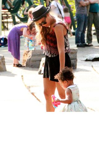Beyonce And Blue Ivy Take A Sunny Stroll