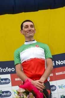 Marco Pinotti (BMC) in his new tricolore jersey