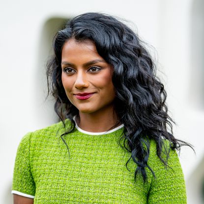 Simone Ashley attends the 2023 Veuve Clicquot Polo Classic at Liberty State Park on June 03, 2023 in Jersey City, New Jersey