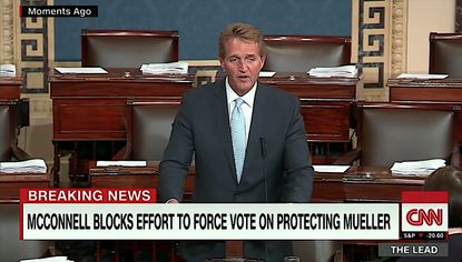 Sen. Jeff Flake takes a stand for Robert Mueller