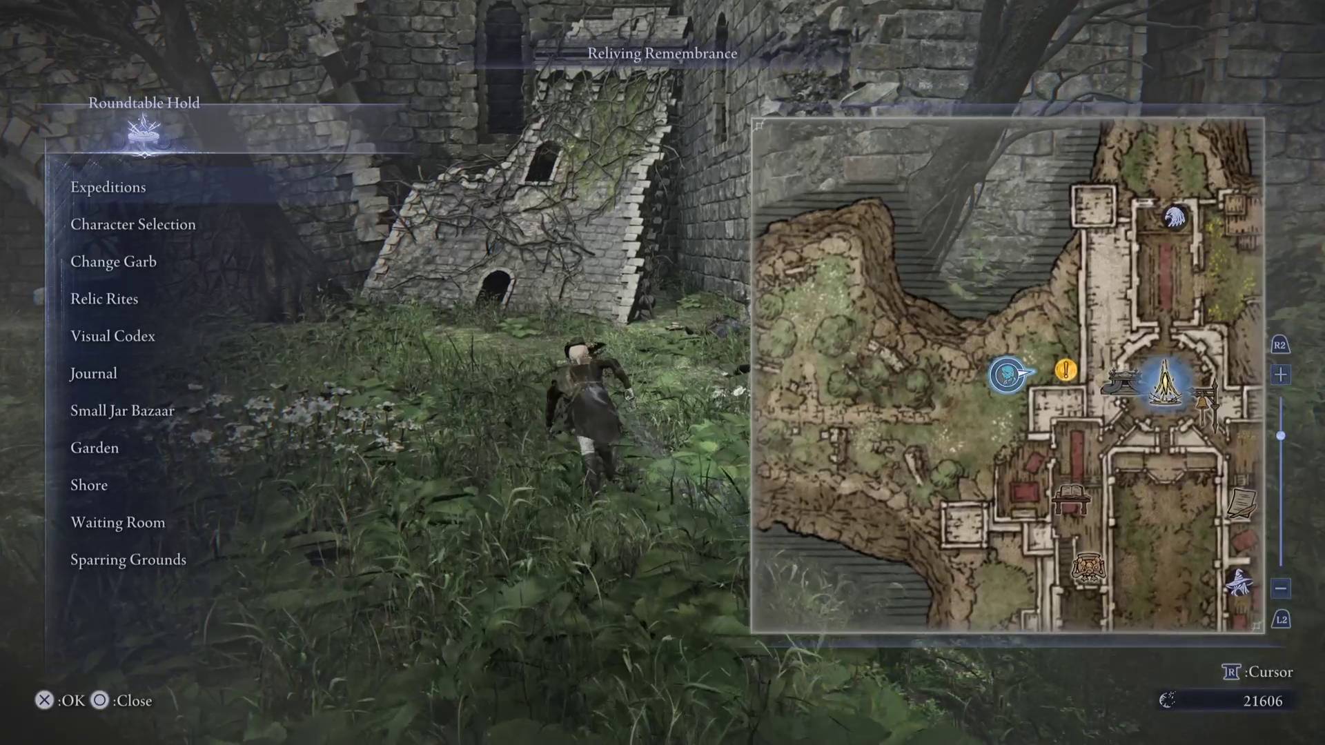 Elden Ring Nightreign Duchess Remembrance quest bread location in roundtable hold marked on map