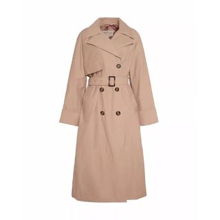 Barbour cream belted trench coat 