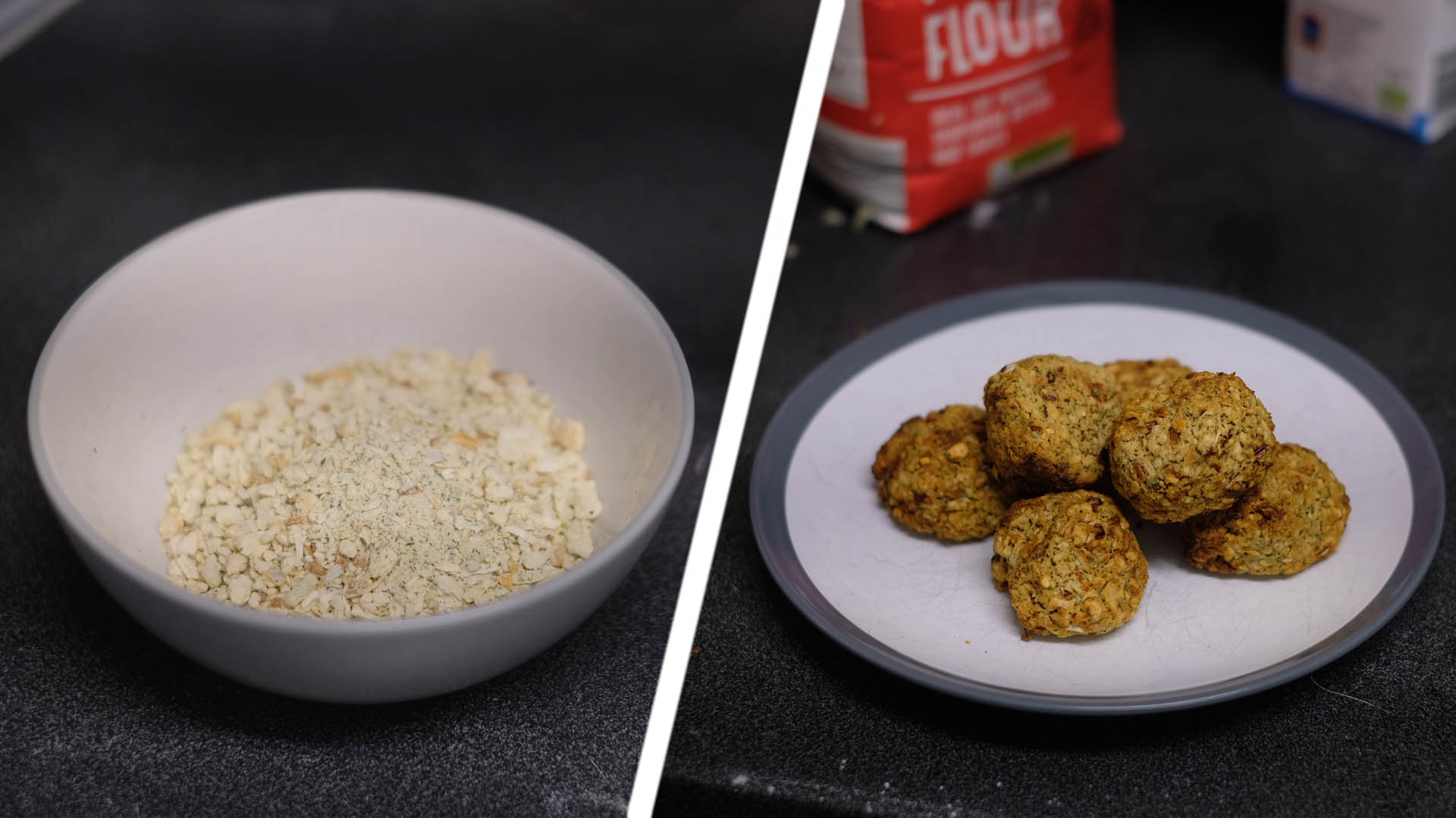 Stuffing before and after air frying