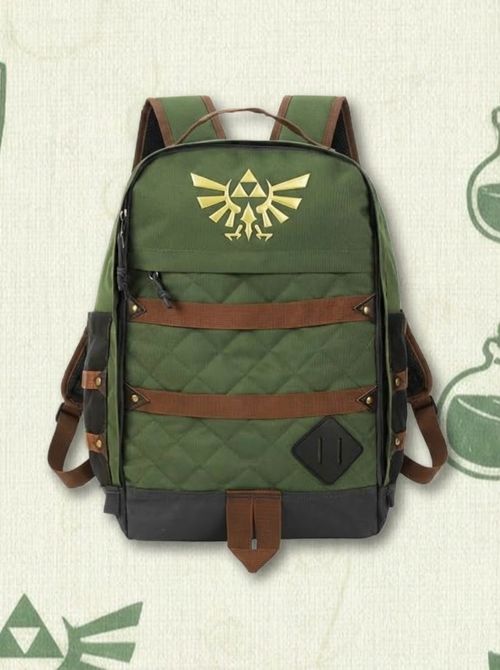 Hyrule Crest 17" Green Adult Backpack