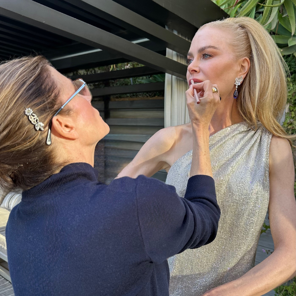 Gucci Westman does Nicole Kidman's makeup