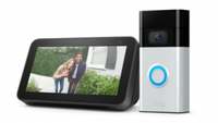 Ring Video Doorbell (Satin Nickel) bundle with Echo Show 5 (2nd Gen)