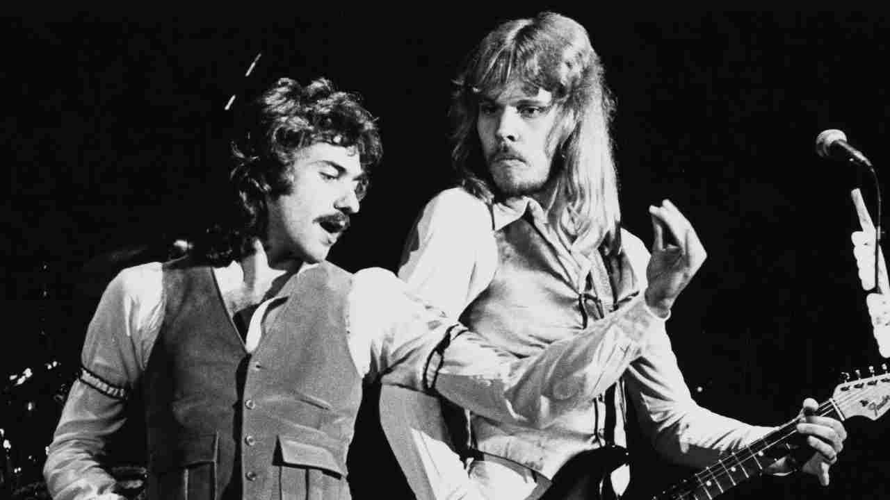 Styx&amp;rsquo;s Dennis DeYoung and James &amp;lsquo;JY&amp;rsquo; Young performing onstage in 1978