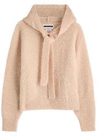 Bob Hooded Bouclé Mohair Jumper