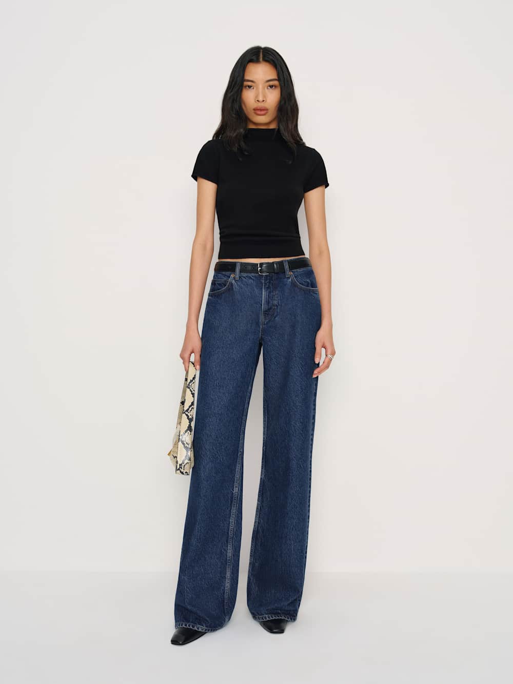 Cary Low Rise Slouchy Wide Leg Jeans