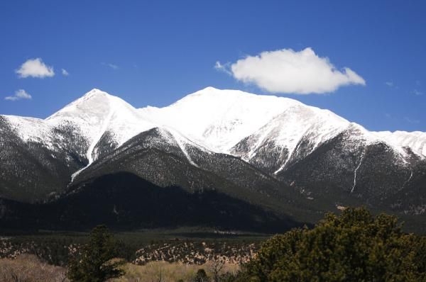 The view from the Chalk Creek valley.