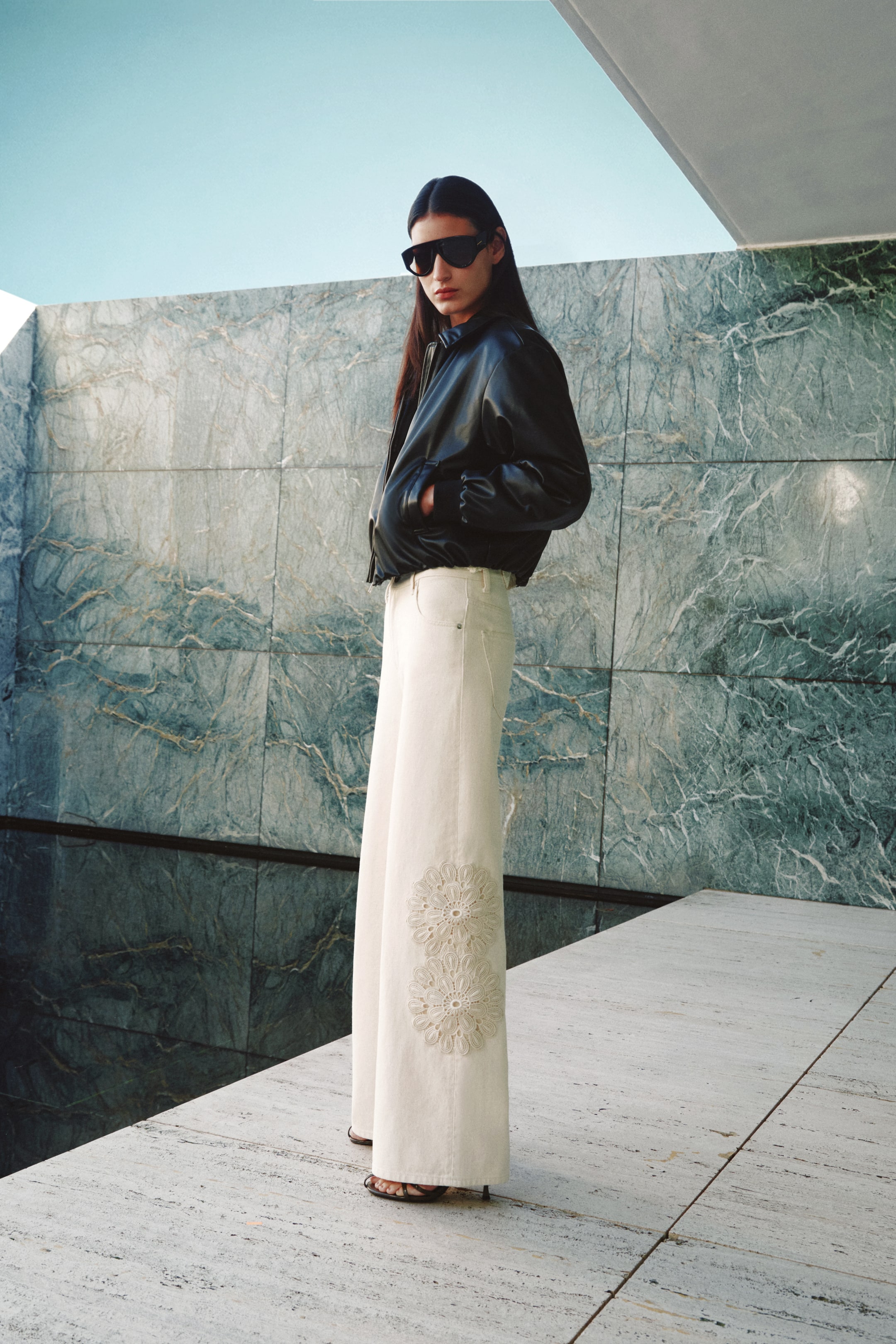 Crochet Look-Detail Jeans