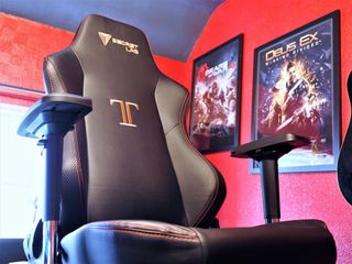 A Secretlabs Titan gaming chair.