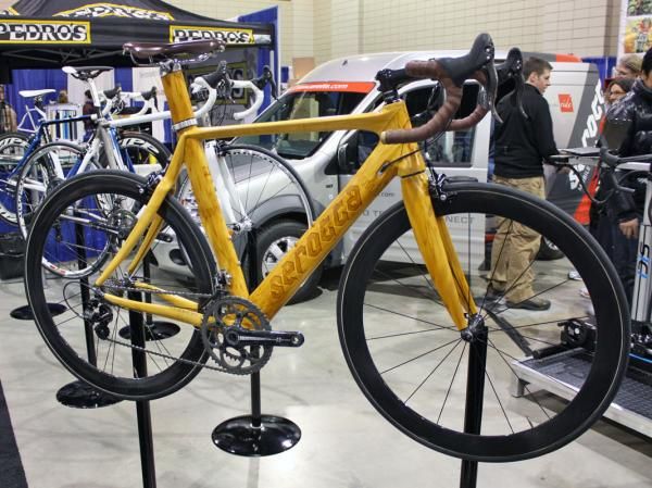 Serotta's custom painted Meivici AE was one of the highlights of the booth.